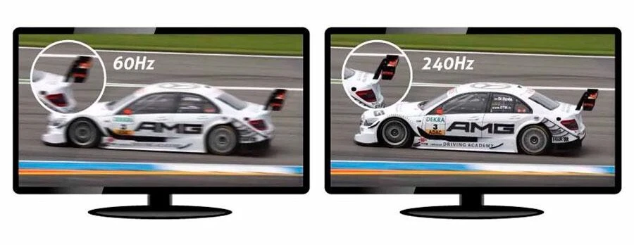 60 и 240Гц сравнение картинок
