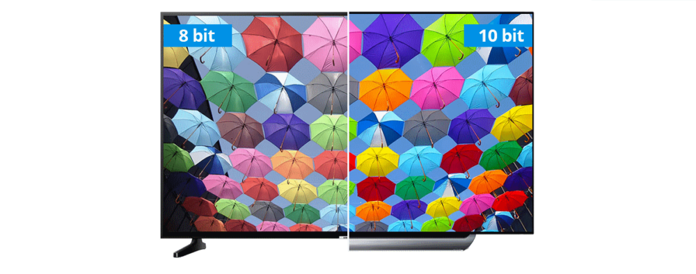 8бит и 10бит - разница цветов