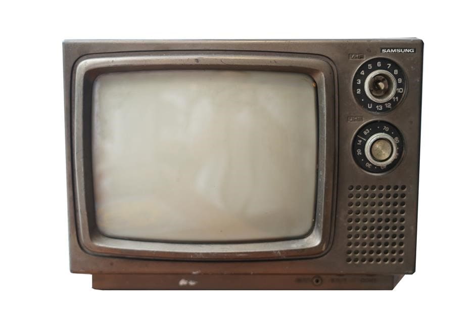 Первый черно-белый телевизор Samsung
