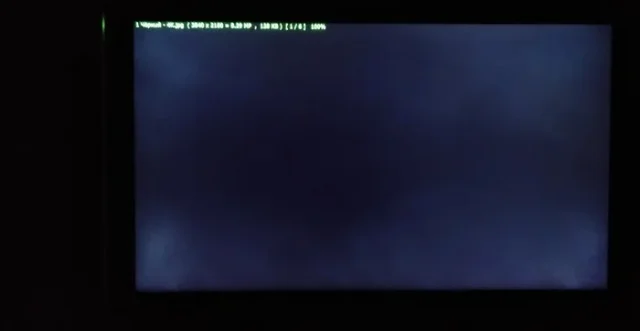 Ошибка матрицы на экране телевизора