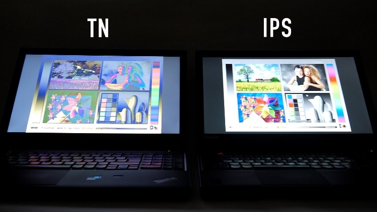 отличия TN и IPS дисплеев