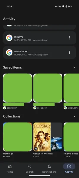 Google добавляет вкладку 'Activity': что изменилось в приложении