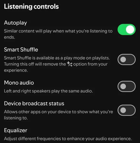 Spotify наконец-то позволяет полностью отключить навязчивый Smart Shuffle!