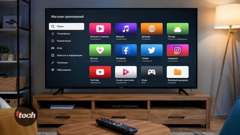 Как установить приложения на Smart TV